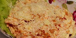 Салат морковный с сыром 
