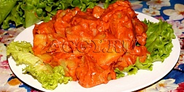 Картофель с в томатном соусе