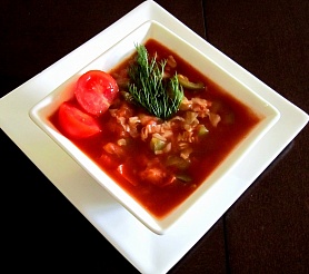 Диетический томатный суп