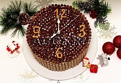 Торт «Новогодние часы»