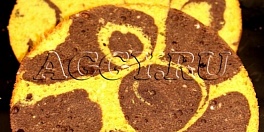 Тыквенный бисквит "Жираф" с какао