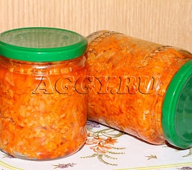 Рис с морковью на зиму