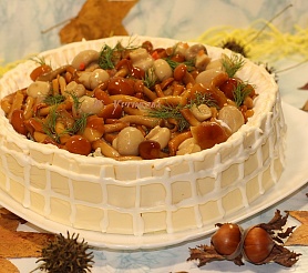 Салат "Грибное лукошко"
